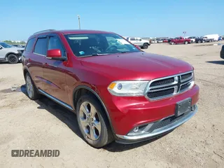 2014 Dodge Durango Limited with VIN 1C4RDHDG0EC353832, listed as a IAAI auction lot 42518752 with 150,344 mi miles and . Bid and sale history available at DreamBid. Image 1.