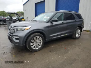 2021 Ford Explorer Limited z VIN 1FMSK8FH6MGB92399, wystawiony jako Copart lot #57482785 z przebiegiem 51 795 mil mil oraz Szkoda całkowita • Salvage title. Historia ofert i sprzedaży dostępna na DreamBid. Obrazek 1.