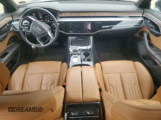 2023 Audi A8 with VIN WAULDAF82PN013573, listed as a Copart auction lot 50366135 with 36,583 mi miles and Salvage Title. Bid and sale history available at carsss.com. Image 8.