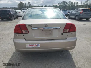 2002 Honda Civic EX with VIN 1HGES26782L002498, listed as a Copart auction lot 48849655 with 243,585 mi miles and Salvage Title. Bid and sale history available at carsss.com. Image 6.