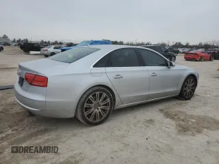 2013 Audi A8 3.0L z VIN WAUAGAFD6DN006892, wystawiony jako Copart lot #87917725 z przebiegiem 149 501 mil mil oraz Szkoda całkowita • Salvage title. Historia ofert i sprzedaży dostępna na DreamBid. Obrazek 3.