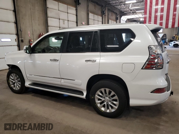 2017 Lexus GX 460 z VIN JTJBM7FX1H5156490, wystawiony jako Copart lot #55079285 z przebiegiem 118 072 mil mil oraz Szkoda całkowita • Salvage title. Historia ofert i sprzedaży dostępna na DreamBid. Obrazek 2.