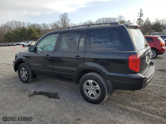 2003 Honda Pilot EX with VIN 2HKYF18513H587498, listed as a Copart auction lot 50863655 with 158,774 mi miles and Salvage Title. Bid and sale history available at carsss.com. Image 2.