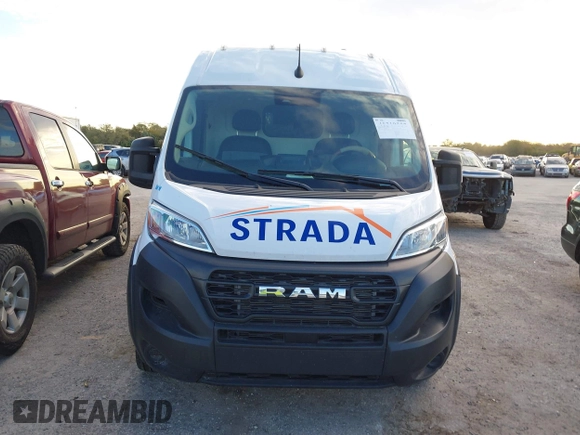 2024 Ram ProMaster Cargo Tradesman with VIN 3C6LRVDG6RE108030, listed as a IAAI auction lot 41319552 with 10,337 mi miles and . Bid and sale history available at DreamBid. Image 12.