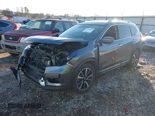 2019 Nissan Rogue SL with VIN 5N1AT2MT5KC758845, listed as a IAAI auction lot 41156455 with 95,335 mi miles and . Bid and sale history available at DreamBid. Image 16.