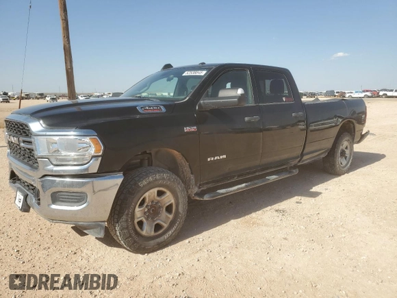 2021 Ram 2500 Tradesman with VIN 3C6UR5HJ2MG675617, listed as a Copart auction lot 52538045 with 109,900 mi miles and Salvage title. Bid and sale history available at DreamBid. Image 1.