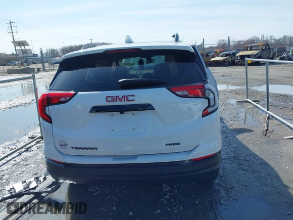 2021 GMC Terrain SLT with VIN 3GKALVEV3ML368988, listed as a IAAI auction lot 41925690 with 57,630 mi miles and . Bid and sale history available at carsss.com. Image 17.