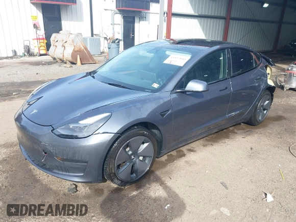 2023 Tesla Model 3 with VIN 5YJ3E1EA6PF567170, listed as a IAAI auction lot 41837040 with 36,193 mi miles and . Bid and sale history available at DreamBid. Image 19.
