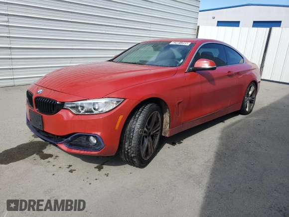 2017 BMW 4 Series 430i with VIN WBA4R7C59HK876327, listed as a Copart auction lot 52001395 with 89,834 mi miles and Salvage Title. Bid and sale history available at DreamBid. Image 1.