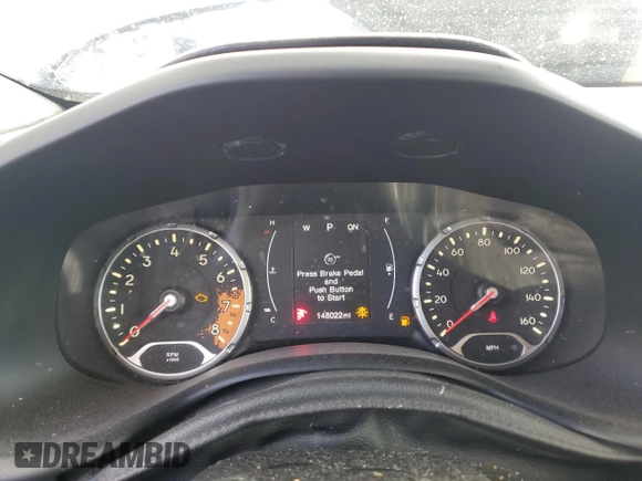 2018 Jeep Renegade Sport with VIN ZACCJBAB2JPH58620, listed as a Copart auction lot 52049295 with 148,022 mi miles and Salvage title. Bid and sale history available at DreamBid. Image 9.