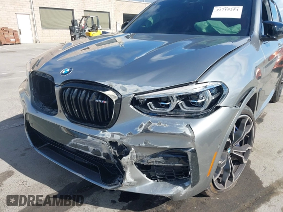 2020 BMW X3 M with VIN 5YMTS0C02L9B74262, listed as a IAAI auction lot 41715254 with 44,988 mi miles and . Bid and sale history available at DreamBid. Image 6.