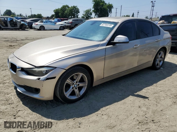 2013 BMW 3 Series 328i with VIN WBA3A5G51DNP22186, listed as a Copart auction lot 62760595 with 133,531 mi miles and Salvage title. Bid and sale history available at DreamBid. Image 1.