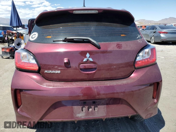 2021 Mitsubishi Mirage ES с VIN ML32AUHJ7MH007810, выставлен на аукционе Copart как лот 55728945 с пробегом 67 248 миль миль и Списание • Salvage title. История ставок и продаж доступна на DreamBid. Изображение 6.