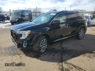 2022 GMC Terrain Denali with VIN 3GKALXEV6NL177594, listed as a Copart auction lot 45322835 with 29,128 mi miles and Salvage title. Bid and sale history available at DreamBid. Image 1.