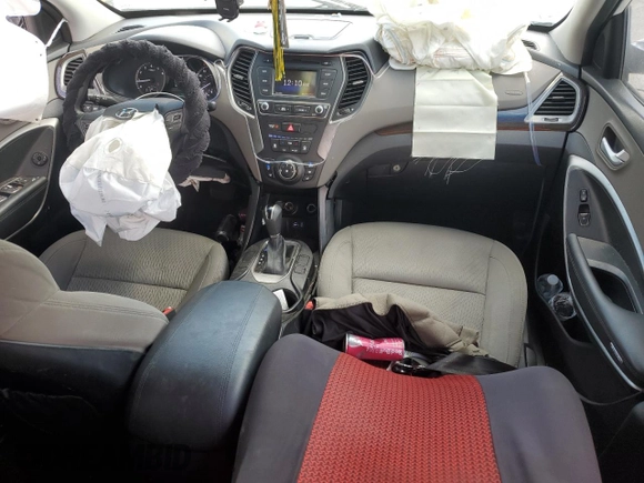 2018 Hyundai Santa Fe 2.4L with VIN 5NMZT3LBXJH064786, listed as a Copart auction lot 57051115 with 127,691 mi miles and Salvage title. Bid and sale history available at DreamBid. Image 8.