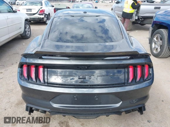 2019 Ford Mustang GT with VIN 1FA6P8CF7K5201541, listed as a IAAI auction lot 41360159 with 11,867 mi miles. Bid and sale history available at carsss.com. Image 16.