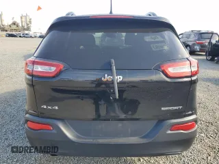 2017 Jeep Cherokee Sport z VIN 1C4PJMAB5HW583337, wystawiony jako Copart lot #58088685 z przebiegiem 130 494 mil mil oraz Szkoda całkowita • Salvage title. Historia ofert i sprzedaży dostępna na DreamBid. Obrazek 6.