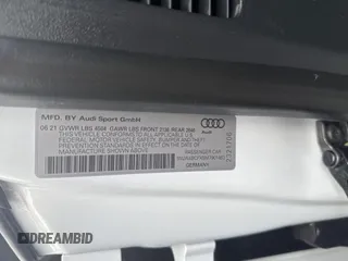 2021 Audi R8 Spyder performance z VIN WUA4BCFX5M7901463, wystawiony jako Copart lot #58416835 z przebiegiem 16 766 mil mil oraz Szkody całkowita. Historia ofert i sprzedaży dostępna na DreamBid. Obrazek 10.
