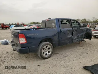 2020 Ram 1500 Big Horn with VIN 1C6SRFFT2LN233654, listed as a Copart auction lot 49727415 with 113,502 mi miles and Salvage Title. Bid and sale history available at carsss.com. Image 3.