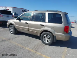 2003 Honda Pilot EX with VIN 2HKYF18513H547292, listed as a IAAI auction lot 41744101 with 236,852 mi miles. Bid and sale history available at carsss.com. Image 3.