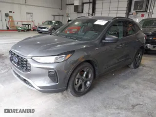 2024 Ford Escape ST-Line with VIN 1FMCU0MN1RUA03532, listed as a IAAI auction lot 42014674 with 34,655 mi miles. Bid and sale history available at carsss.com. Image 2.