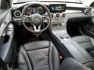 2021 Mercedes-Benz C 300 with VIN W1KWF8DB4MR610817, listed as a Copart auction lot 57913455 with 40,810 mi miles and Salvage title. Bid and sale history available at DreamBid. Image 8.