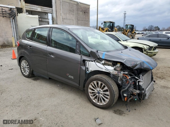 2017 Ford C-Max Energi SE with VIN 1FADP5EU8HL115712, listed as a Copart auction lot 40940653 with 40,318 mi miles. Bid and sale history available at carsss.com. Image 4.