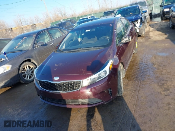 2018 Kia Forte LX with VIN 3KPFK4A72JE206565, listed as a IAAI auction lot 41639846 with 98,429 mi miles. Bid and sale history available at carsss.com. Image 12.