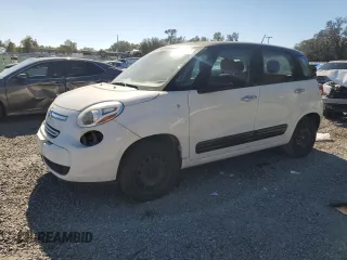 2014 FIAT 500L Pop with VIN ZFBCFAAH9EZ011428, listed as a Copart auction lot 83456824 with 127,506 mi miles and Salvage Title. Bid and sale history available at carsss.com. Image 1.