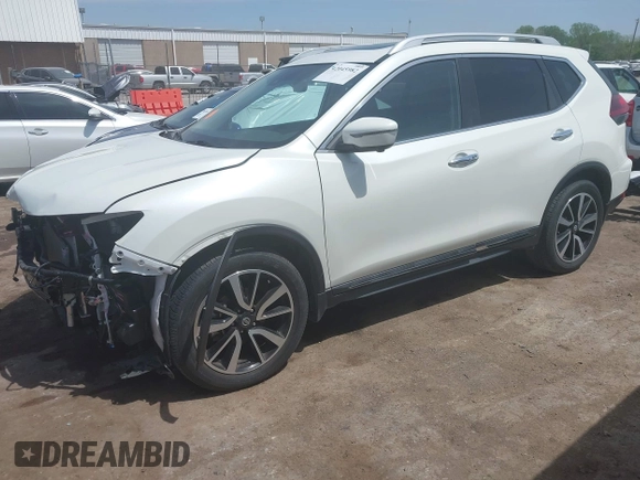 2019 Nissan Rogue SV with VIN 5N1AT2MT8KC805074, listed as a IAAI auction lot 42045982 with 16,705 mi miles and . Bid and sale history available at DreamBid. Image 20.