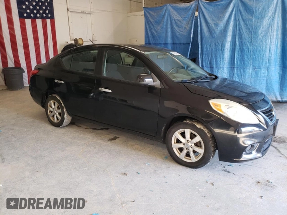 2012 Nissan Versa SL with VIN 3N1CN7AP9CL804584, listed as a Copart auction lot 49459735 with 90,093 mi miles and Clean title. Bid and sale history available at DreamBid. Image 4.