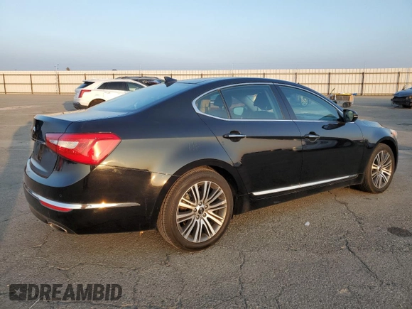 2015 Kia Cadenza Premium with VIN KNALN4D71F5174259, listed as a Copart auction lot 83925074 with 110,277 mi miles and Clean Title. Bid and sale history available at carsss.com. Image 3.
