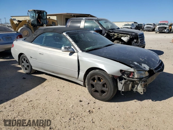 2001 Toyota Solara SE with VIN 2T1FF22P61C423767, listed as a Copart auction lot 42567545 with 227,616 mi miles and Salvage Title. Bid and sale history available at DreamBid. Image 4.
