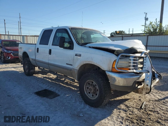 1999 Ford Super Duty F-250 XL with VIN 1FTNW21F6XEC74075, listed as a Copart auction lot 52581155 with 118,630 mi miles and Salvage Title. Bid and sale history available at carsss.com. Image 4.