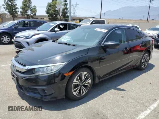 2016 Honda Civic EX-L with VIN 2HGFC1F75GH642202, listed as a Copart auction lot 62151115 with 240,421 mi miles and Salvage title. Bid and sale history available at DreamBid. Image 1.