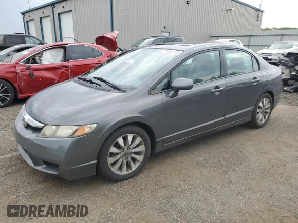 2011 Honda Civic EX-L with VIN 2HGFA1F93BH516260, listed as a Copart auction lot 54692125 with 166,715 mi miles and Clean Title. Bid and sale history available at DreamBid. Image 1.