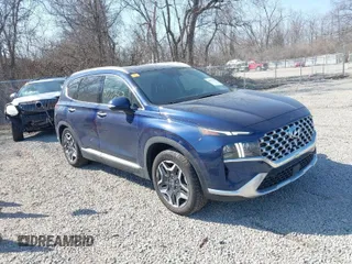 2023 Hyundai Santa Fe Limited with VIN 5NMS4DAL5PH524283, listed as a IAAI auction lot 41797337 with 34,763 mi miles. Bid and sale history available at carsss.com. Image 1.