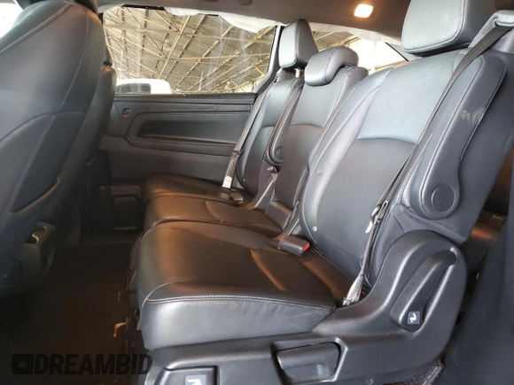 2023 Honda Odyssey EX-L with VIN 5FNRL6H61PB039234, listed as a Copart auction lot 46850505 with 45,731 mi miles and Non Repairable. Bid and sale history available at carsss.com. Image 11.