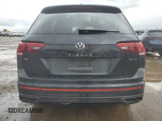 2024 Volkswagen Tiguan SE R-Line Black с VIN 3VV8B7AX3RM069570, выставлен на аукционе Copart как лот 55841875 с пробегом 12 720 миль миль и Списание • Salvage title. История ставок и продаж доступна на DreamBid. Изображение 6.