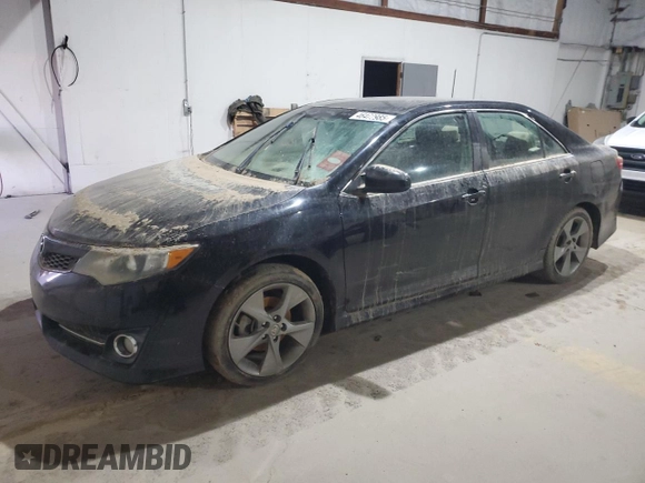 2012 Toyota Camry SE with VIN 4T1BK1FKXCU011422, listed as a Copart auction lot 46472985 with 0 mi miles and Salvage Title. Bid and sale history available at carsss.com. Image 1.