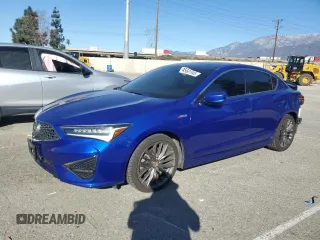 2019 Acura ILX w/Premium/A-Spec Pkg with VIN 19UDE2F88KA002945, listed as a Copart auction lot 45681945 with 91,111 mi miles and Salvage Title. Bid and sale history available at carsss.com. Image 1.