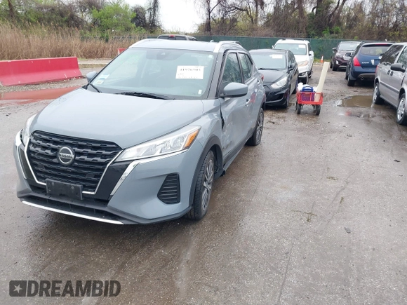 2021 Nissan Kicks SV with VIN 3N1CP5CVXML490990, listed as a IAAI auction lot 41976503 with 72,379 mi miles and . Bid and sale history available at DreamBid. Image 19.
