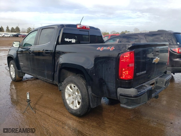 2016 Chevrolet Colorado 4WD LT with VIN 1GCGTCE38G1390408, listed as a Copart auction lot 46531395 with 55,757 mi miles and Salvage Title. Bid and sale history available at carsss.com. Image 2.