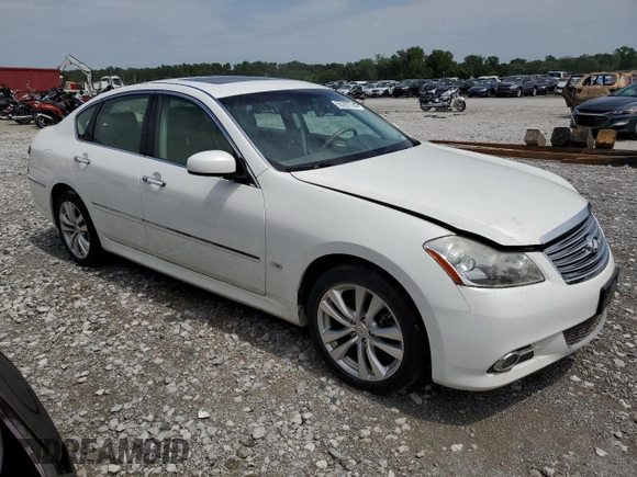 2010 Infiniti M with VIN JN1CY0ARXAM961446, listed as a Copart auction lot 55397704 with 151,939 mi miles and Salvage title. Bid and sale history available at DreamBid. Image 4.