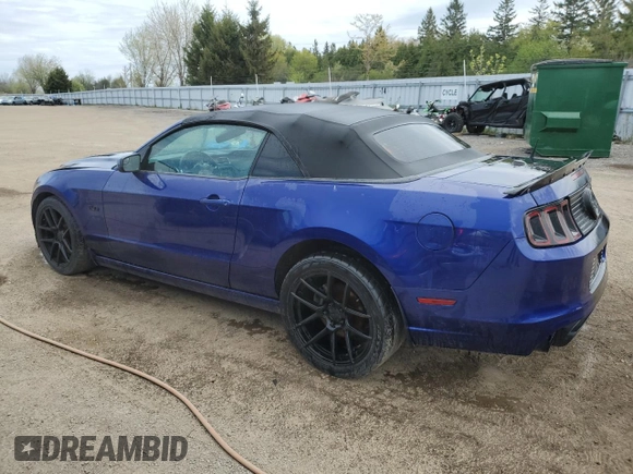 2014 Ford Mustang GT with VIN 1ZVBP8FF7E5208818, listed as a Copart auction lot 53796235 with 65,058 mi miles and Salvage title. Bid and sale history available at DreamBid. Image 2.