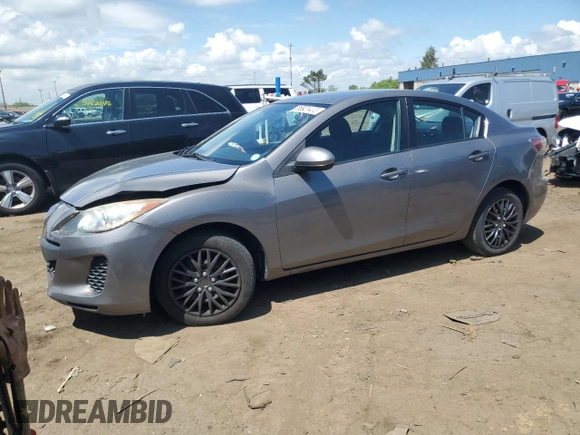 2013 Mazda 3 i SV with VIN JM1BL1TF5D1833766, listed as a Copart auction lot 56921475 with 148,084 mi miles and Salvage title. Bid and sale history available at DreamBid. Image 1.