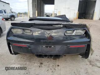 2015 Chevrolet Corvette Z06 3LZ with VIN 1G1YU3D62F5603415, listed as a Copart auction lot 84517834 with 17,983 mi miles and Salvage Title. Bid and sale history available at carsss.com. Image 6.