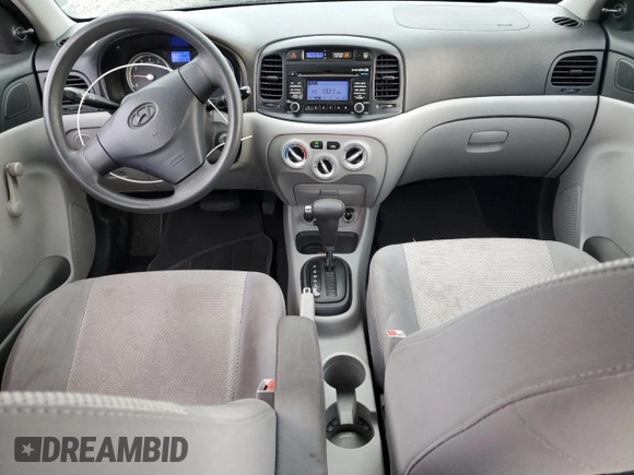 2010 Hyundai Accent GLS with VIN KMHCN4AC1AU426977, listed as a Copart auction lot 84705694 with 148,594 mi miles and Salvage Title. Bid and sale history available at carsss.com. Image 8.