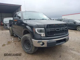 2013 Ford F-150 XL with VIN 1FTFW1CF1DKE10136, listed as a IAAI auction lot 41542711 with 157,549 mi miles. Bid and sale history available at carsss.com. Image 1.