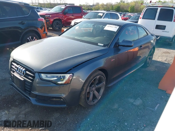 2015 Audi S5 Premium Plus with VIN WAUCGAFR0FA045606, listed as a IAAI auction lot 41962738 with 199,416 mi miles. Bid and sale history available at carsss.com. Image 17.